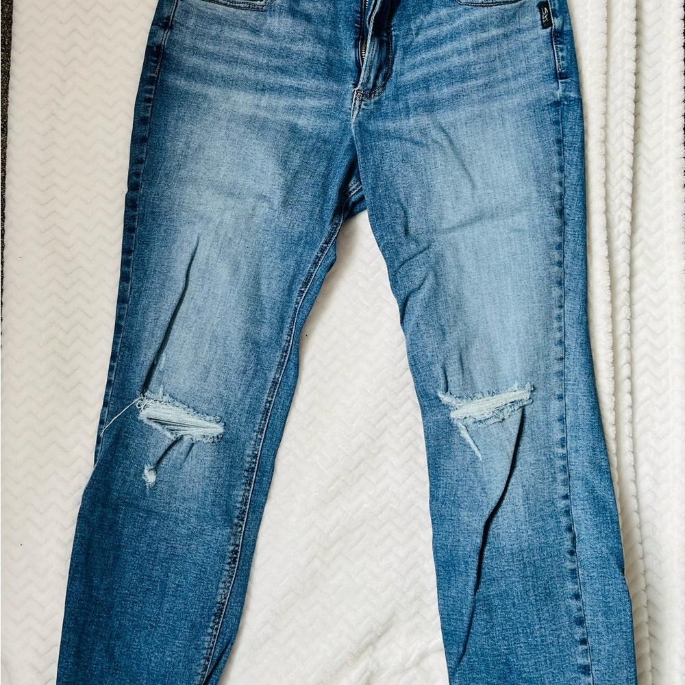 Silver Women's Blue Jeans